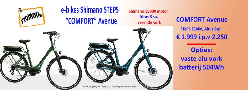 Flanders, promotie,Comfort,Avenue, e-bike,Steps,Shimano STEPS,E5000,altus