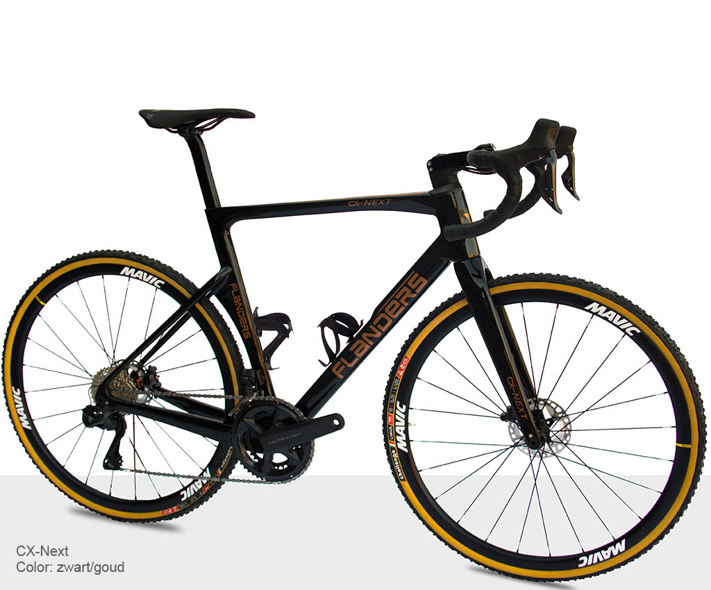 FLANDERS Cyclo-cross CX-Nxt, Shimano 105, Ultegra, Di2, DT, Mavic, Selle Italia, Schwalbe
