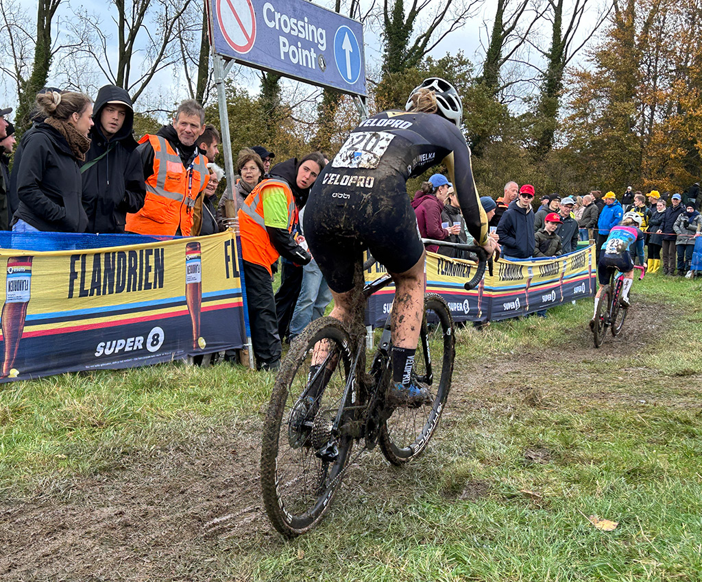 FLANDERS Cyclo-cross CX-Nxt, Shimano 105, Ultegra, Di2, DT, Mavic, Selle Italia, Schwalbe,Adèle Hurteloup