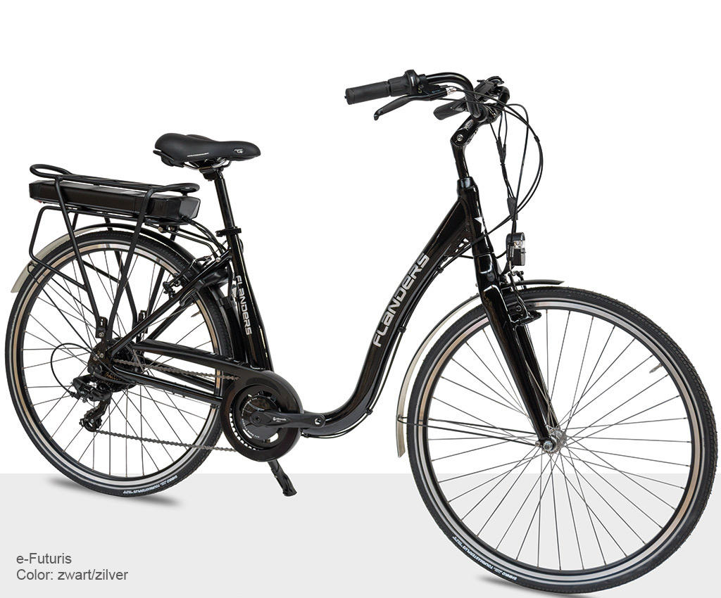 Flanders e-bike Easy2 - mat zwart